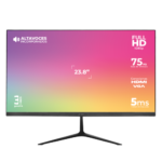 Monitor Led Panel IPS de 23.8″ Captive Vivid SP240 Full HD 1080p 75Hz 5ms 1xVGA + 1xHDMI 1.4 + 2xAltavoces 3w + Vesa 75x75mm