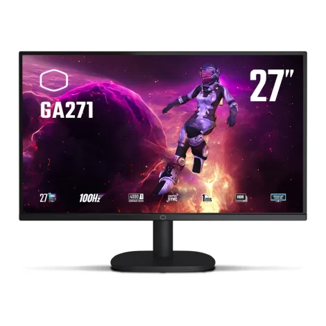 MONITOR LED COOLER MASTER 27"(CMI-GA271-US)2560*1440QHD,PLANO,100HZ,VA,1MS,2*HDMI,1DP,ENT 3.5MM,NEG
