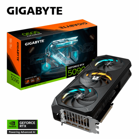 TARJETA DE VIDEO GIGABYTE (GV-N5090GAMING OC-32GD) RTX 5090, 32GB
GDDR7,PCIE 5.0,1*HDMI,3*DP,3 FAN