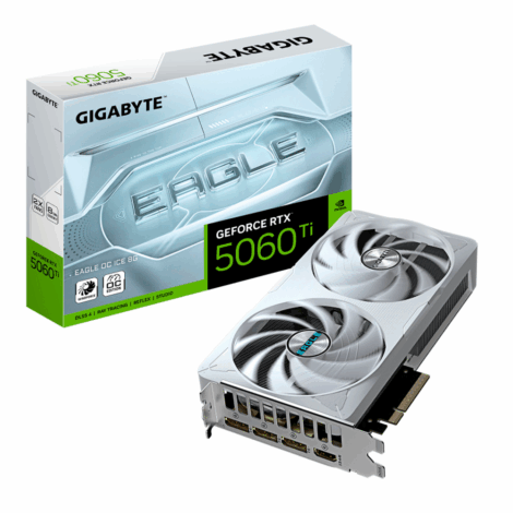 TARJETA DE VIDEO GIGABYTE (GV-N506TEAGLEOC ICE-8GD) RTX 5060TI,8GB
GDDR7,PCIE 5.0,HDMI,3*DP,2 FAN