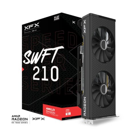 TARJETA DE VIDEO XFX (RX-77TSWFTFP) SPEEDSTER SWFT 210 RADEON
RX7700XT,12GB GDDR6,2171MHZ,3*DP,HMDI