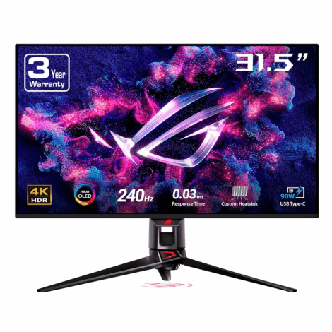 MONITOR OLED ASUS 32" (PG32UCDM) ROG SWIFT,3840X2160,
240HZ,0.03MS,2*HDMI,DP,G-SYNC