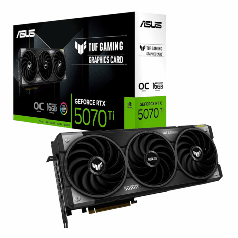 TARJETA DE VIDEO ASUS (TUF-RTX5070TI-O16G-GAMING) 16GB GDDR7, 256BIT,
PCI-E 5.0,2*HDMI,3*DP2.1B,TRI FAN