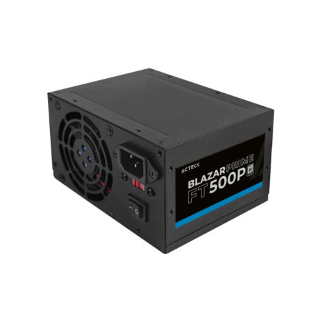FUENTE DE PODER ACTECK (AC-938143) FT500P,500W,24 PINES,2 SATA,2
MOLEX,VENT 80MM,NEGRO
