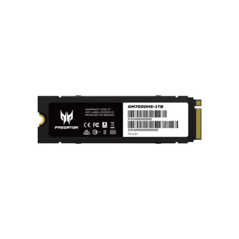 UNIDAD SSD M.2 PREDATOR 1TB (BL.9BWWR.122) GM7000, HEATSINK, 7400 MB/S