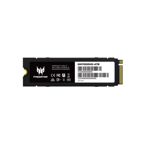 UNIDAD SSD M.2 PREDATOR 4TB (BL.9BWWR.124) GM7000, HEATSINK, 7400 MB/S