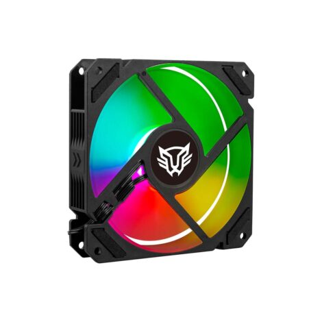 VENTILADOR P/GABINETE BALAM RUSH (BR-938044) EOLOX BLAZE EX70,RGB,120
MM,1 FAN,NEGRO