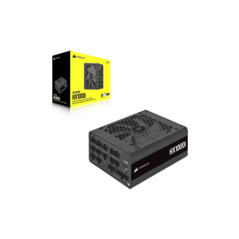 FUENTE DE PODER CORSAIR (CP-9020259-NA) HX1000I,1000W,FULL MODULAR,80
PLUS PLATINUM,NEGRO