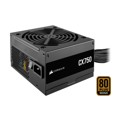 FUENTE DE PODER CORSAIR (CP-9020279-NA) CX750,750W,80 PLUS BRONZE,3
SATA,2 PCIE,VENT 120MM,NEGRO