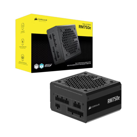 FUENTE DE PODER CORSAIR (CP-9020295-NA) RM750E 750W FULL MODULAR,NEGRA, 80 PLUS GOLD