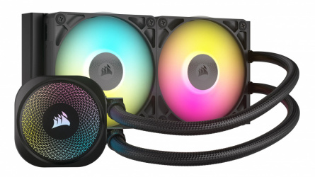 VENTILADOR P/CPU CORSAIR (CW-9061016-WW) ICUE LINK TITAN RX
RGB,240MM,ENFRIAMIENTO LIQUIDO,NEGRO