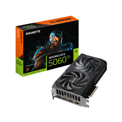 TARJETA DE VIDEO GIGABYTE (GV-N506TWF2-8GD) RTX 5060TI,8GB GDDR7,PCIE
5.0,HDMI,3*DP,2 FAN