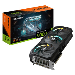 TARJETA DE VIDEO GIGABYTE (GV-N5080GAMING OC-16GD) RTX 5080, 16GB
GDDR7, PCIE 5.0, HDMI, 3*DP, 3 FAN