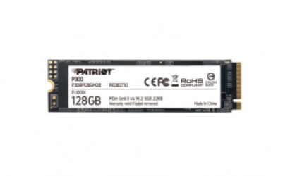 UNIDAD SSD M.2 PATRIOT 128GB (P300P128GM28) P300, PCIE 3.0, NVME, 2280