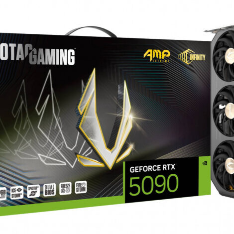 TARJETA DE VIDEO ZOTAC (ZT-B50900B-10P) RTX 5090 AMP EXTREME INFINITY
32GB GDDR7, PCIE 5,3*FAN