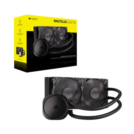 VENTILADOR P/CPU CORSAIR (CW-9060088-WW) NAUTILUS 240 RS
240MM,2*FAN,ENFRIAMIENTO LIQUIDO