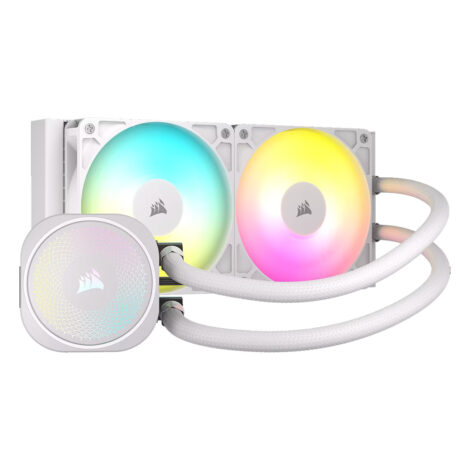 VENTILADOR P/CPU CORSAIR (CW-9060094-WW) NAUTILUS ARGB 240MM
BLANCO,2*FAN,ENFRIAMIENTO LIQUIDO