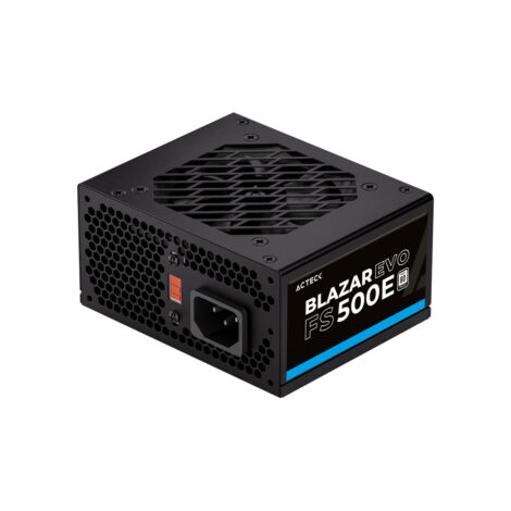 FUENTE DE PODER ACTECK (ES-05002E) FS500E SLIM,500W,SFX,24 PINES,2
SATA,1 MOLEX,VENT 80MM,NEGRO