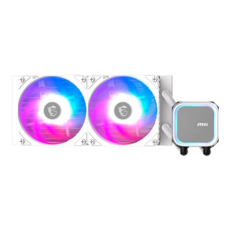 VENTILADOR P/CPU (MAG CORELIQUID A13 240 WHITE) ARGB, ENFRIAMIENTO
LIQUIDO, 2 FAN, 240MM, BLANCO