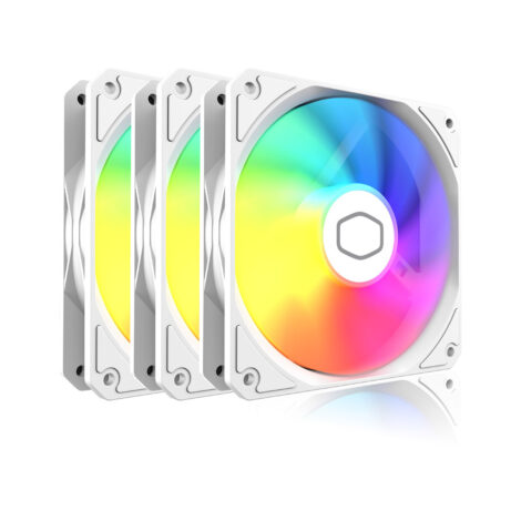 VENTILADOR P/GABINETE COOLER MASTER (MFW-B2DW-173PA-R1) MF120 LITE
ARGB EDITION 3-PACK BLANCO