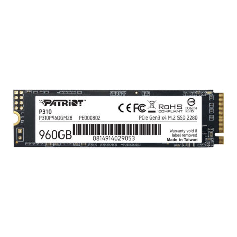 UNIDAD SSD M.2 PATRIOT 960GB (P310P960GM28) P310, NVME, 2280