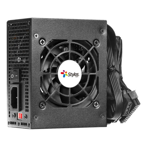 FUENTE DE PODER STYLOS (STFPSFX1B) SFX550W, SLIM, STANDARD, 115V,
ENTRADA AC