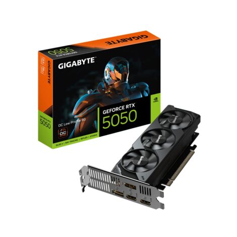 TARJETA DE VIDEO GIGABYTE (GV-N5050OC-8GL) RTX 5050, 8GB GDDR6,PCIE5.0,2*HDMI,2*DP,3FAN
