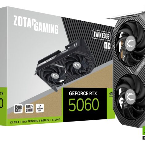 TARJETA DE VIDEO ZOTAC (ZT-B50600H-10M) RTX 5060 TWIN EDGE OC 8GB
GDDR7,2527 MHZ,PCIE 5,HDMI,3*DP,2*FAN
