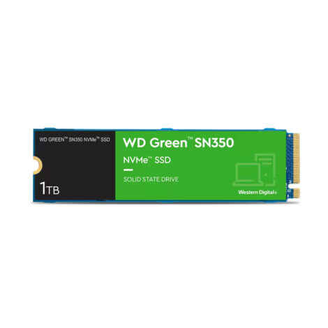 UNIDAD SSD M.2 WD 1TB (WDS100T3G0C) GREEN SN350, PCIE 3.0, NVME, 2280