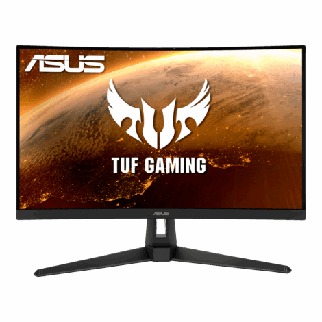 MONITOR LED ASUS 27" (VG27VH1B) TUF GAMINGCURVO,1920X1080,165HZ,1MS,VA,HDMI,VGA,BOCINAS 2W,FREESYNC