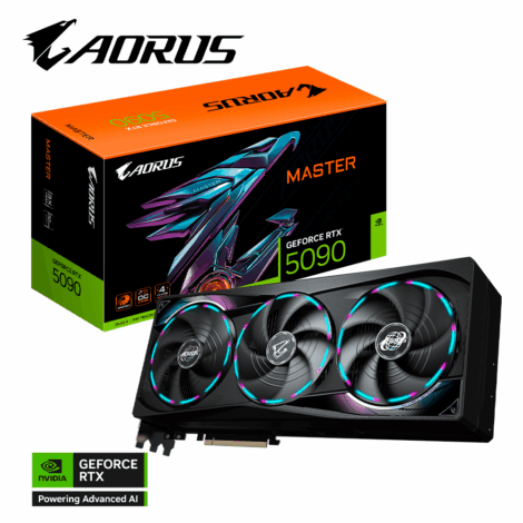 TARJETA DE VIDEO GIGABYTE (GV-N5090AORUS M-32GD) RTX 5090,32GB
GDDR7,PCIE 5.0,HDMI,3*DP,3 FAN