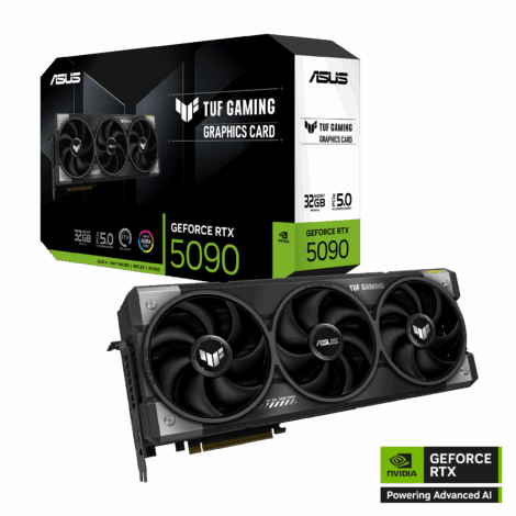 TARJETA DE VIDEO ASUS (TUF-RTX5090-32G-GAMING) 32GB GDDR7, 512BIT, PCI-E5.0,2*HDMI,3*DP2.1B,TRI FAN