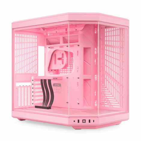 GABINETE HYTE (CS-HYTE-Y70-SM) Y70 EDICION MILKY STRAWBERRY MILKMEDIA TORRE CABLE RISER INCL,ROSA