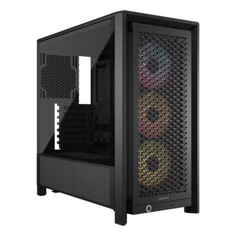 GABINETE CORSAIR (CC-9011296-WW) 4000D FRAME RS ARGB NEGRO CRISTAL
TEMPLADO MED-TORRE SIN FUENTE