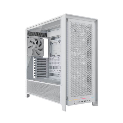 GABINETE CORSAIR (CC-9011308-WW) 5000D FRAME BLANCO CRISTAL
TEMPLADO MED-TORRE SIN FUENTE