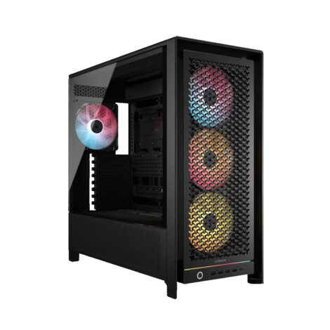 GABINETE CORSAIR (CC-9011309-WW) 5000D FRAME NEGRO ARGB CRISTAL
TEMPLADO MED-TORRE SIN FUENTE