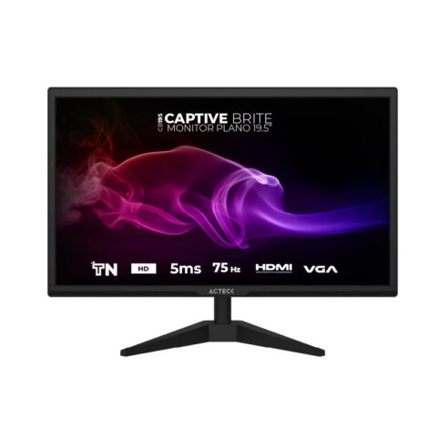 MONITOR 19.5" ACTECK (AC-939409) CAPTIVE BRITECB195,1440*900,75HZ,1MS,NEGRO