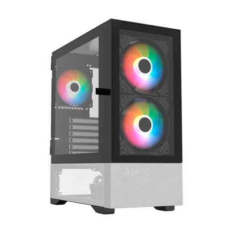 GABINETE BALAM RUSH (BR-938921) NITROX CRYSTAL 5500 CBW,ATX,1*USB
3.0,FRENTE CRISTAL,BLANCO