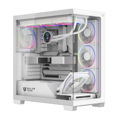 GABINETE BALAM RUSH (BR-941488) TANK POLAR 7900,ATX,1*USB-C,1*USB
3.0,CRISTAL TEMP,2 FAN,BLANCO