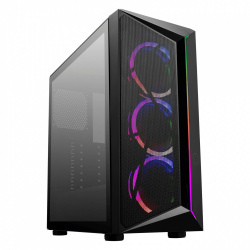 GABINETE COOLER MASTER (CP510-KGNN-S00) CMP510,NEGRO,ARGB,3*FANS
120MM,MEDIA TORRE,S/FUENTE