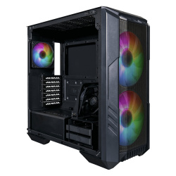 GABINETE COOLER MASTER (H500-KGNN-S00)MASTERBOX H500,MALLA,VIDRIO
TEMP,USB/C,ARGB,ATX,NEGRO,S/FUENTE