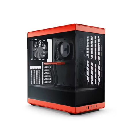 GABINETE HYTE (CS-HYTE-Y40-BR) ATX,MEDIATORRE,VIDRIOTEMP,PANORAMICO,2 FAN120MM,MONTAJE PCI-E4.0 INCLUIDO