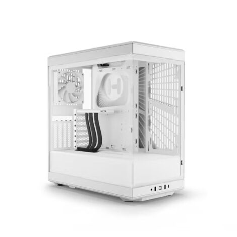 GABINETE HYTE (CS-HYTE-Y40-WW) 7ATX,MEDIATORRE,VIDRIOTEMP,PANORAMICO,2 FAN120MM,MONTAJE PCI-E4.0