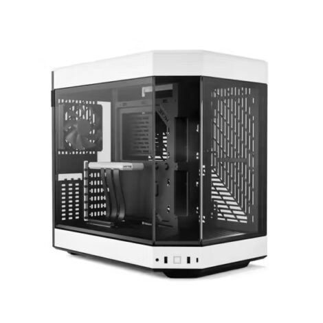GABINETE HYTE (CS-HYTE-Y60-BW) CAMARA DUAL,PANORAMICO,VIDRIO
TEMP,ATX,3 FANS,CABLE RISER INCL,PANDA