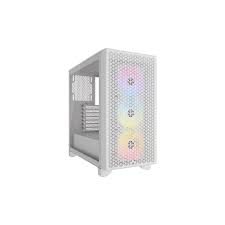 GABINETE CORSAIR (CC-9011256-WW) 3000D RGB AIRFLOW,BLANCO,CRISTAL
TEMPLADO,MID TORRE,SIN FUENTE