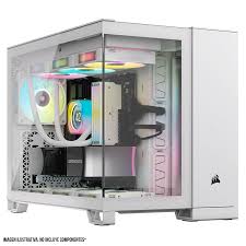 GABINETE CORSAIR (CC-9011268-WW) ICUE LINK 2500X RGB,BLANCO,CRISTAL
TEMPLADO,MED-TORRE,SIN FUENTE