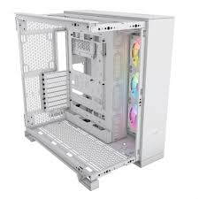 GABINETE CORSAIR (CC-9011270-WW) ICUE LINK 6500X RGB,BLANCO,CRISTAL
TEMPLADO,MED-TORRE,SIN FUENTE
