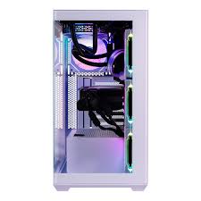 GABINETE NACEB (NA-0637B) NEBULA, MICRO ATX, CRISTAL TEMPLADO,
4*VENTILADORES RGB, BLANCO