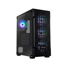 GABINETE XZEAL (XZCGB07B) ZX135, MICRO ATX,CRISTAL,1*USB 3.0,2*USB
2.0,3*VENT RGB,SIN FUENTE, NEGRO