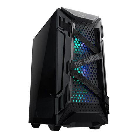 GABINETE ASUS (GT301 TUF GAMING CASE/BLK/ARGB FAN// ) NEGRO,RGB 120MM
FANS*3,120MM FAN,VIDRIO TEMPLADO,MT,S/FUENTE